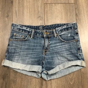 Target Distressed Jean Shorts w/ Cuffed Bottoms